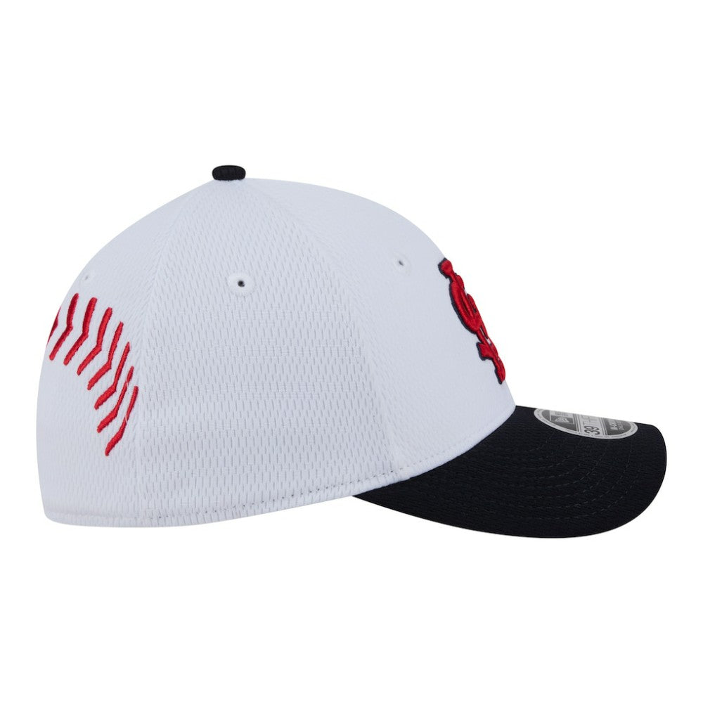 St. Louis Cardinals Youth Baseball 39THIRTY M-Crown Flex Hat White/Red | New Era