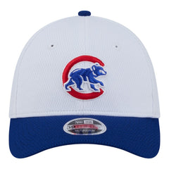 Chicago Cubs Youth Baseball 39THIRTY M-Crown Flex Hat White/Royal | New Era