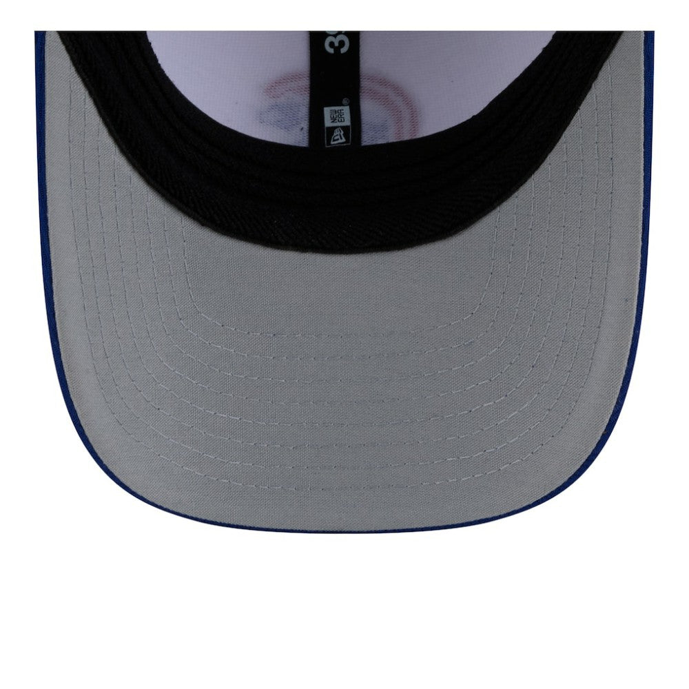 Chicago Cubs Youth Baseball 39THIRTY M-Crown Flex Hat White/Royal | New Era
