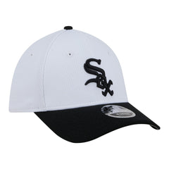 Chicago White Sox Youth Baseball 39THIRTY M-Crown Flex Hat White/Black | New Era