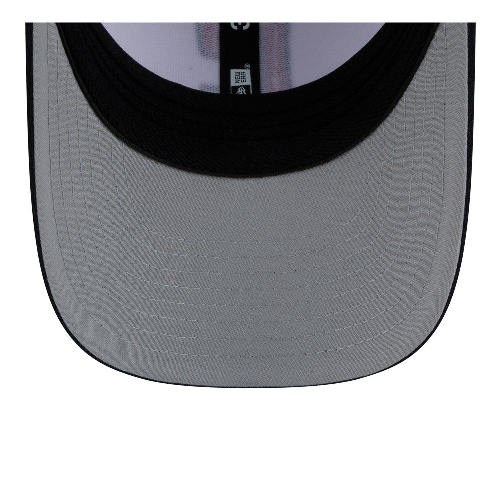 Cleveland Guardians Youth Baseball 39THIRTY M-Crown Flex Hat White/Navy | New Era