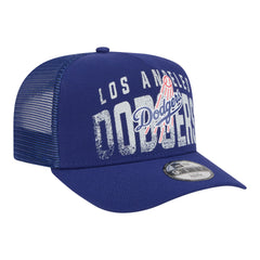 Los Angeles Dodgers Youth Logo Fade A-Frame 9FIFTY Snapback Hat Royal | New Era