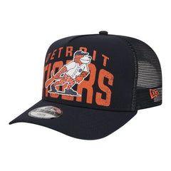 Detroit Tigers Youth Logo Fade A-Frame 9FIFTY Snapback Hat Navy | New Era