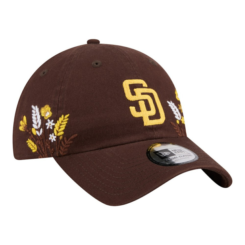 San Diego Padres Women's Wildflower Casual Classic Adjustable Hat Brown | New Era
