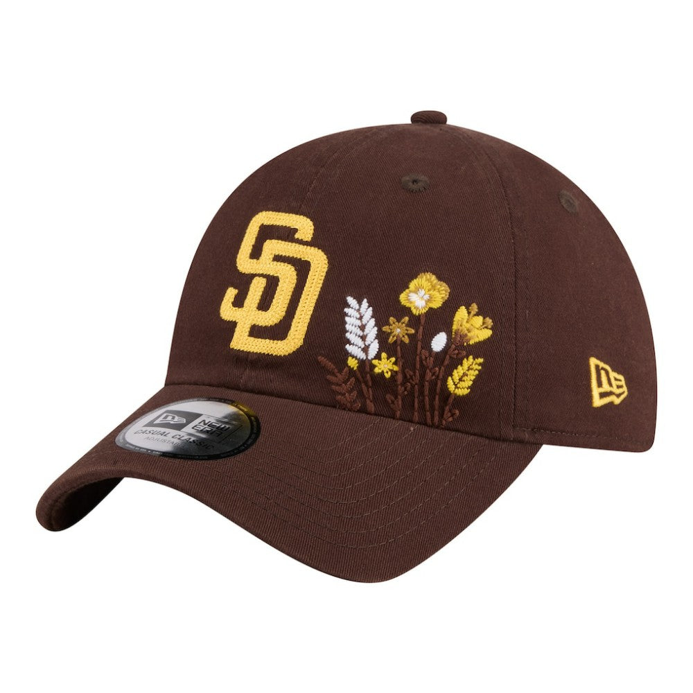 San Diego Padres Women's Wildflower Casual Classic Adjustable Hat Brown | New Era