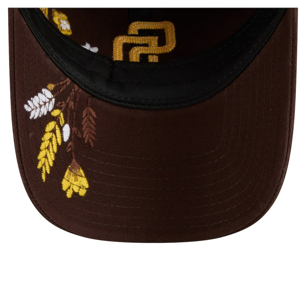 San Diego Padres Women's Wildflower Casual Classic Adjustable Hat Brown | New Era