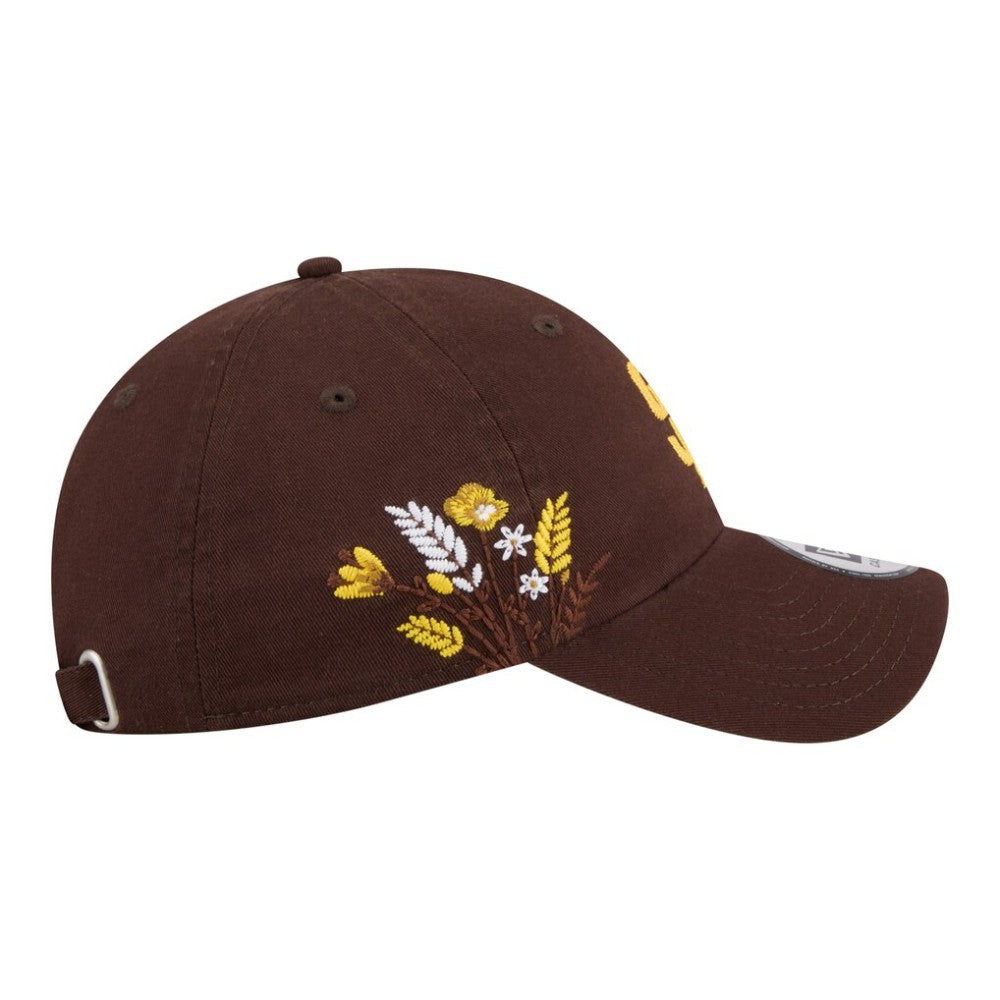 San Diego Padres Women's Wildflower Casual Classic Adjustable Hat Brown | New Era