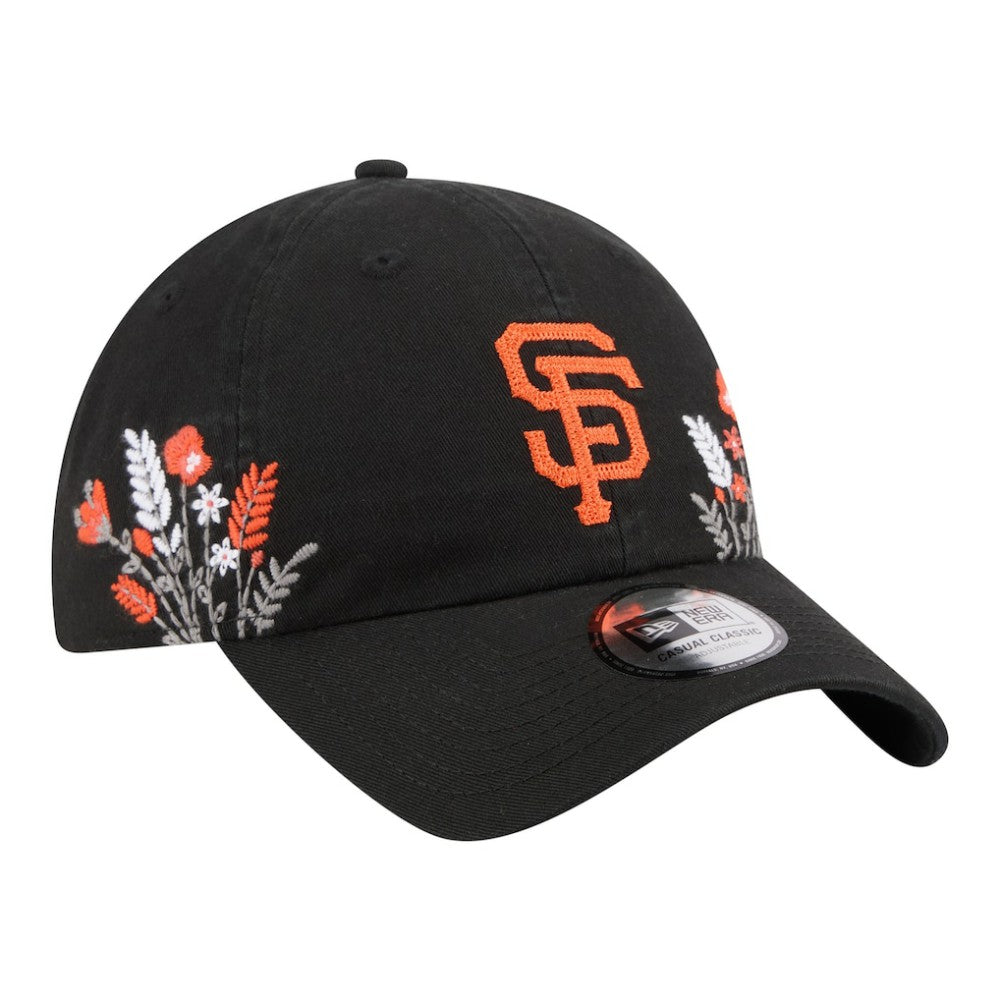 San Francisco Giants Women's Wildflower Casual Classic Adjustable Hat Black | New Era