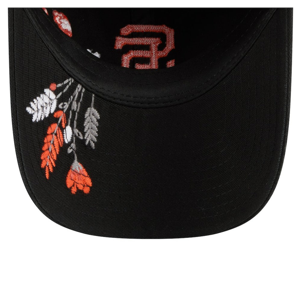 San Francisco Giants Women's Wildflower Casual Classic Adjustable Hat Black | New Era