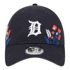 Detroit Tigers Women's Wildflower Casual Classic Adjustable Hat Navy | New Era