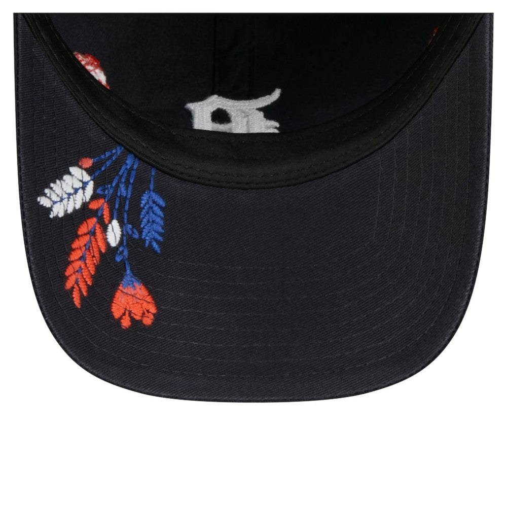 Detroit Tigers Women's Wildflower Casual Classic Adjustable Hat Navy | New Era