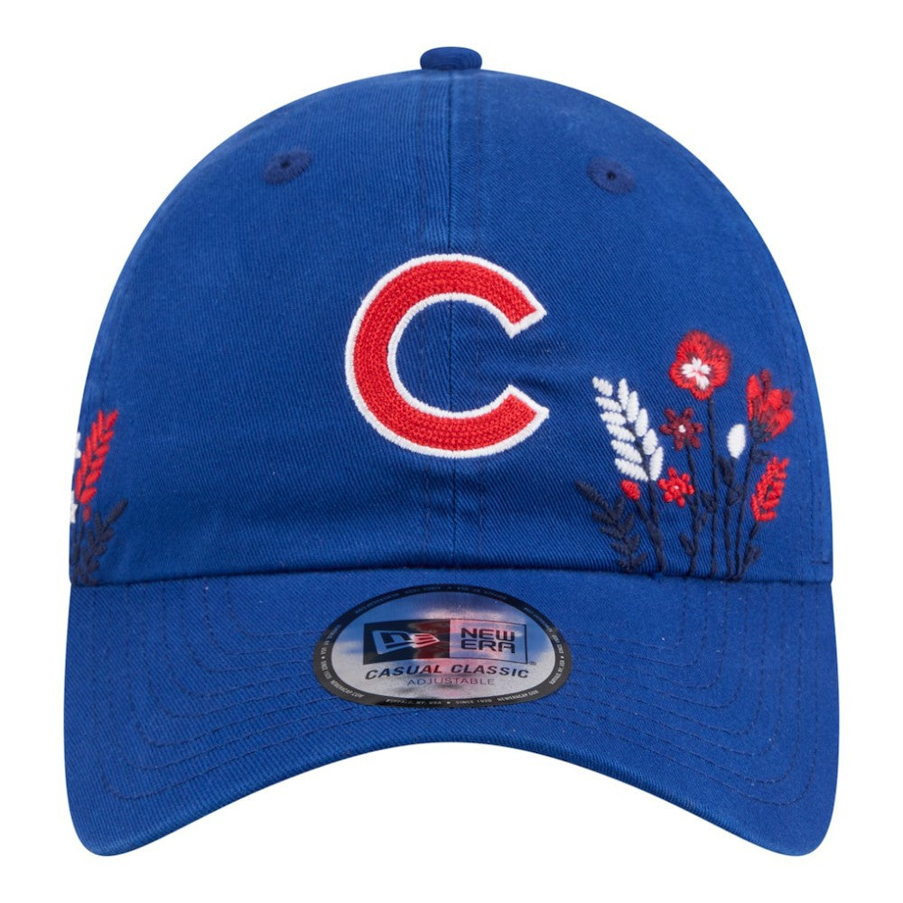 Chicago Cubs Women's Wildflower Casual Classic Adjustable Hat Royal | New Era