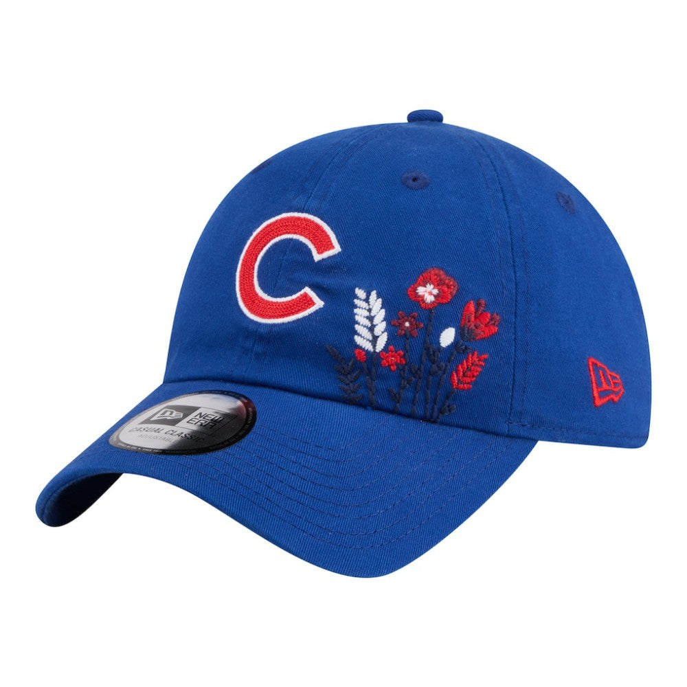 Chicago Cubs Women's Wildflower Casual Classic Adjustable Hat Royal | New Era