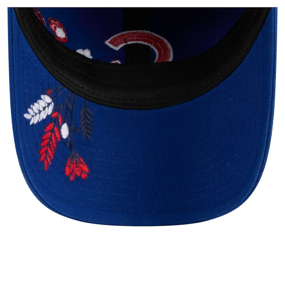 Chicago Cubs Women's Wildflower Casual Classic Adjustable Hat Royal | New Era