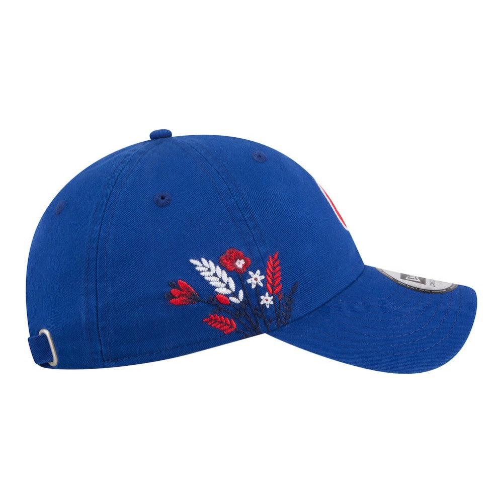 Chicago Cubs Women's Wildflower Casual Classic Adjustable Hat Royal | New Era