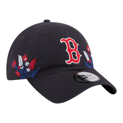 Boston Red Sox Women's Wildflower Casual Classic Adjustable Hat Navy | New Era