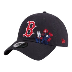 Boston Red Sox Women's Wildflower Casual Classic Adjustable Hat Navy | New Era