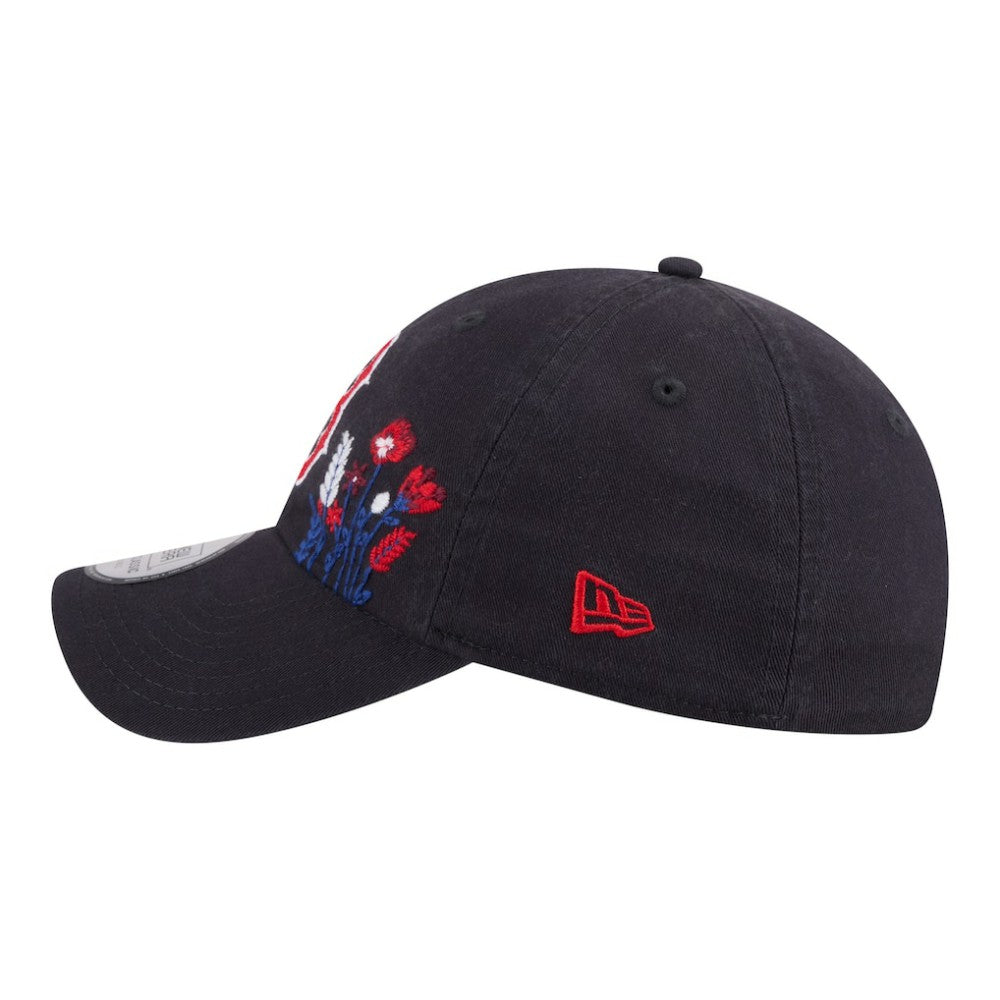 Boston Red Sox Women's Wildflower Casual Classic Adjustable Hat Navy | New Era