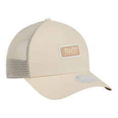New York Yankees Women's Tonal Patch 9FORTY M-Crown A-Frame Trucker Adjustable Hat Light Beige | New Era
