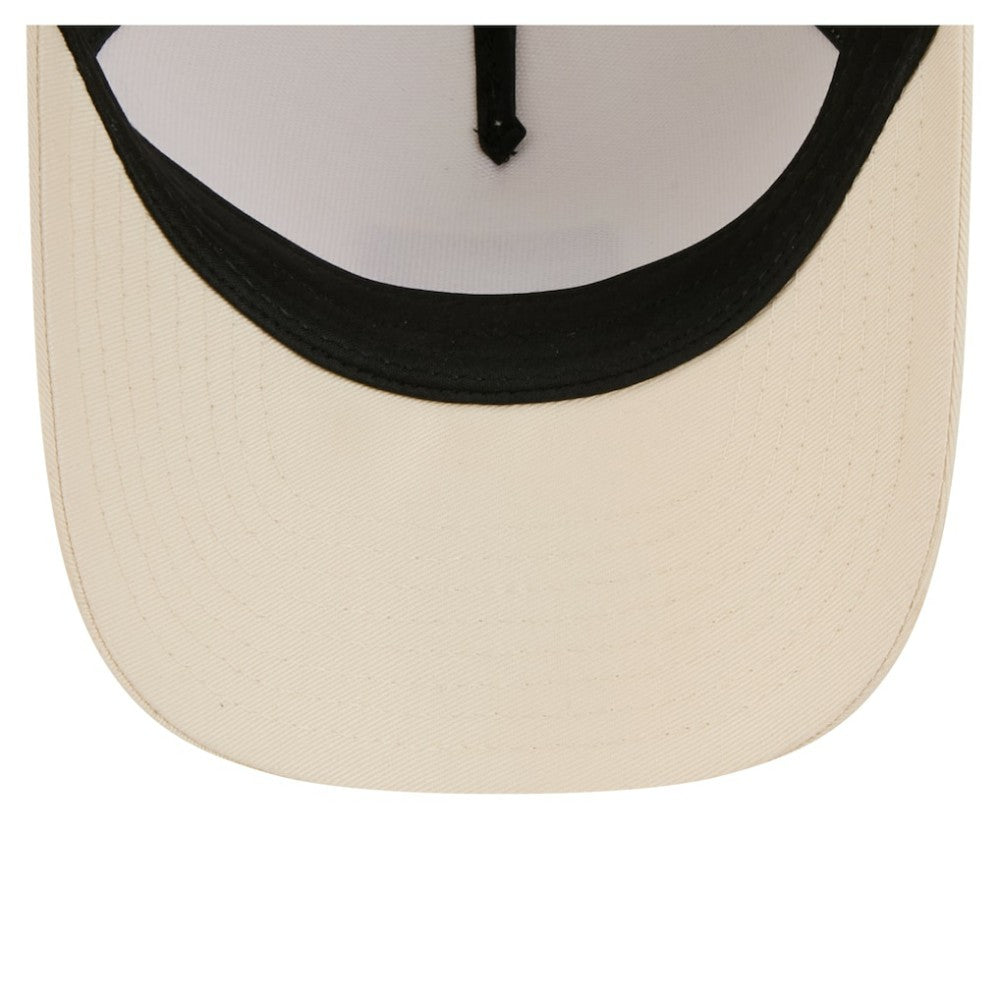 Philadelphia Phillies Women's Tonal Patch 9FORTY M-Crown A-Frame Trucker Adjustable Hat Light Beige | New Era