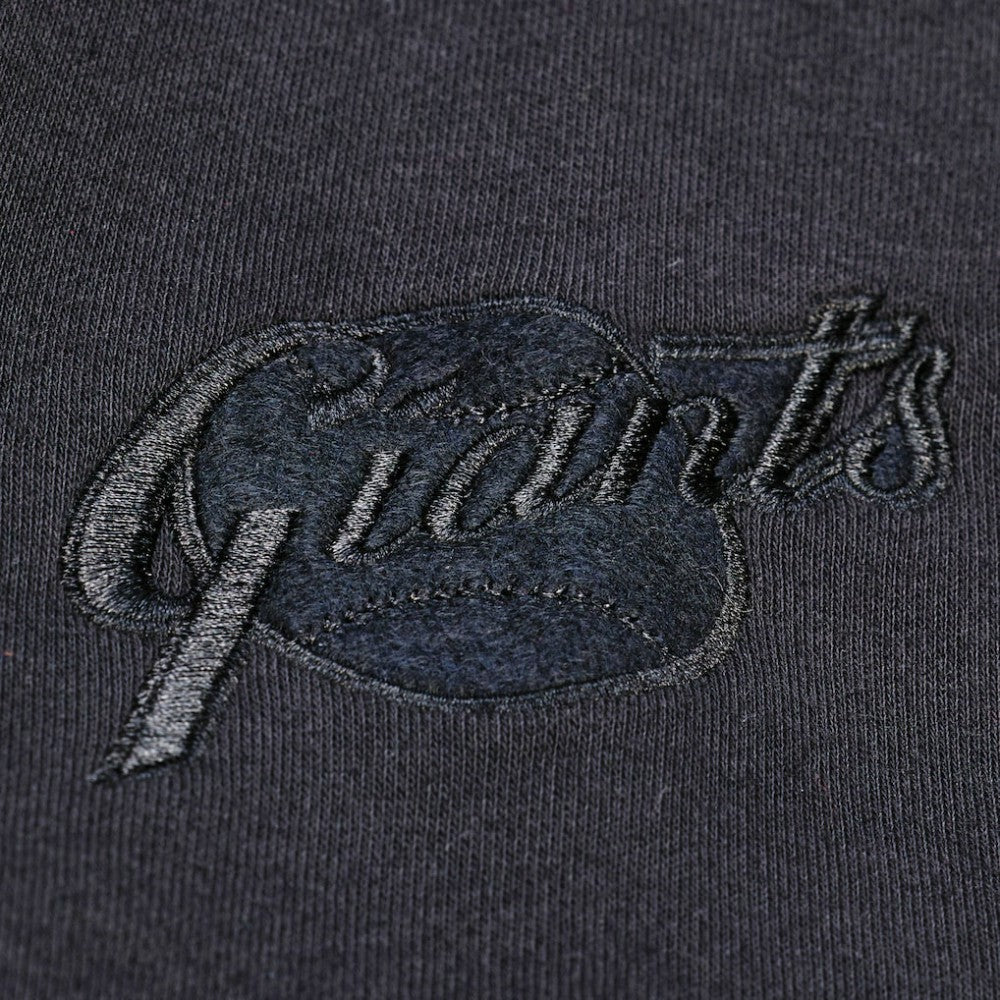 San Francisco Giants Phantom Fleece Crewneck Sweatshirt Black | Mitchell & Ness