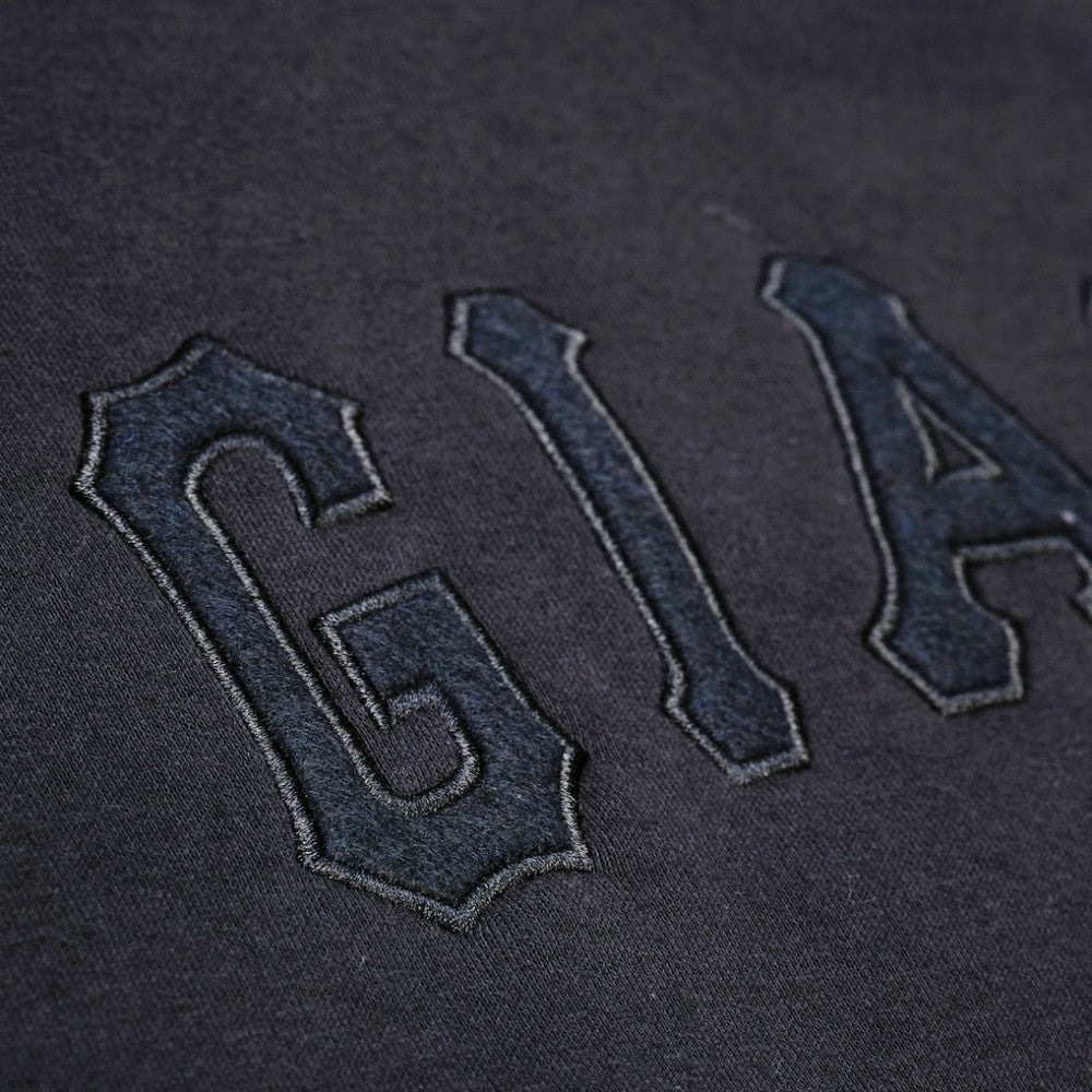 San Francisco Giants Phantom Fleece Crewneck Sweatshirt Black | Mitchell & Ness