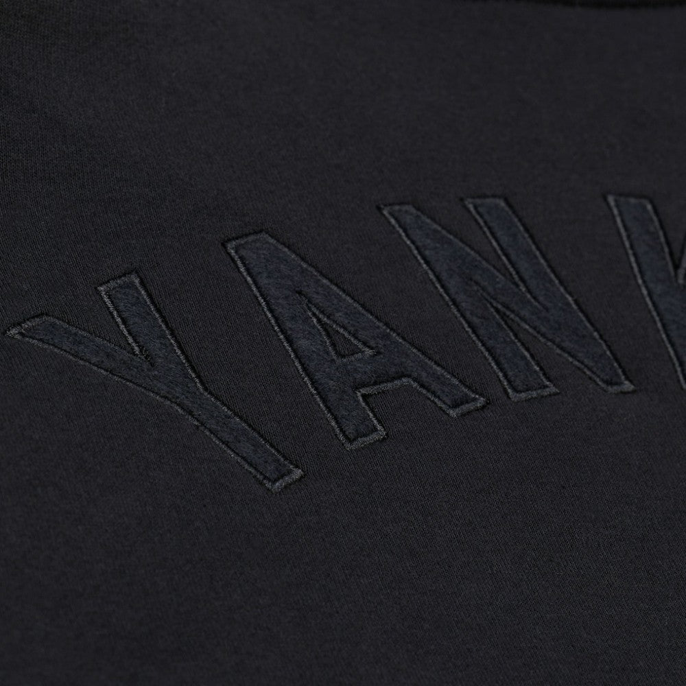 New York Yankees Phantom Fleece Crewneck Sweatshirt Black | Mitchell & Ness
