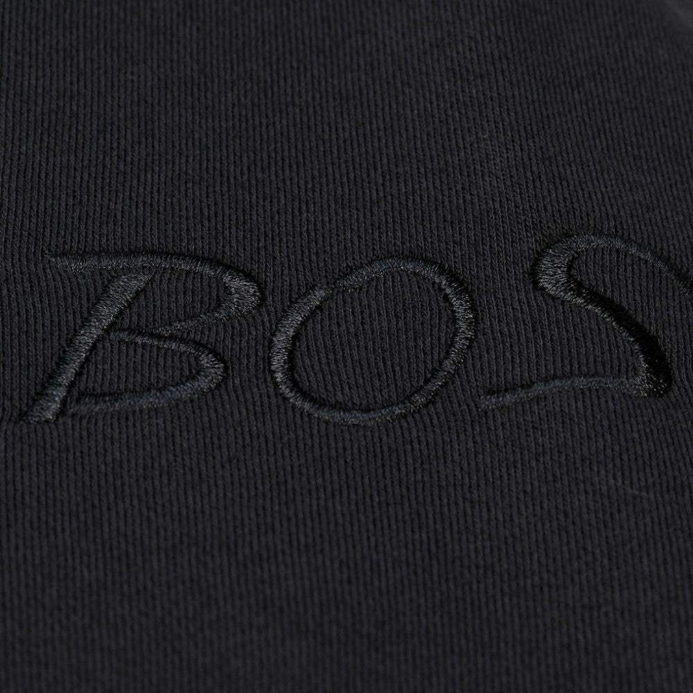 Boston Red Sox Phantom Fleece Crewneck Sweatshirt Black | Mitchell & Ness