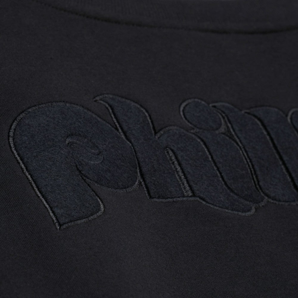 Philadelphia Phillies Phantom Fleece Crewneck Sweatshirt Black | Mitchell & Ness