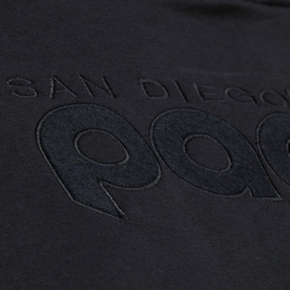 San Diego Padres Phantom Fleece Crewneck Sweatshirt Black | Mitchell & Ness