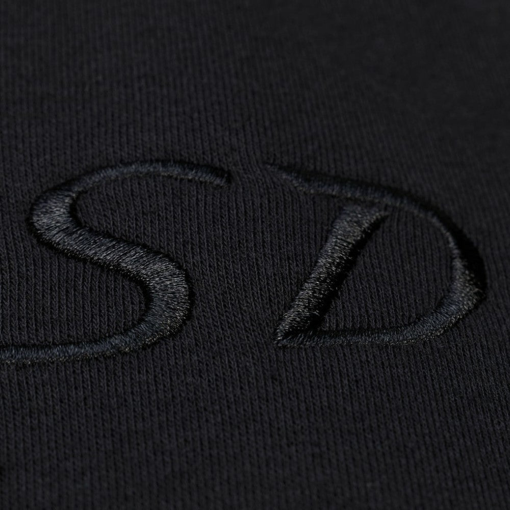 San Diego Padres Phantom Fleece Crewneck Sweatshirt Black | Mitchell & Ness