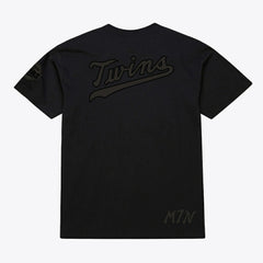 Minnesota Twins Cooperstown Collection Phantom T-Shirt Black | Mitchell & Ness