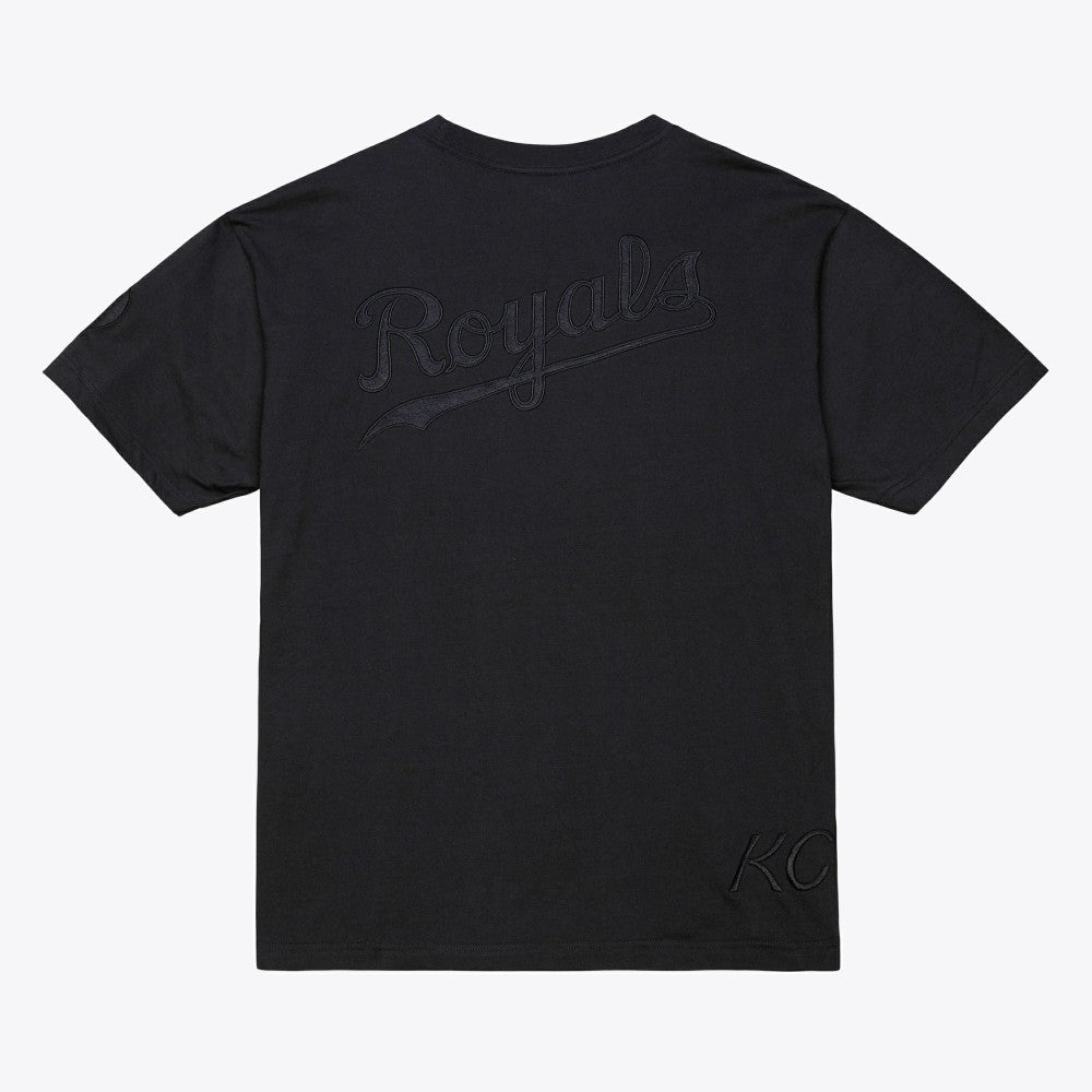 Kansas City Royals Cooperstown Collection Phantom T-Shirt Black | Mitchell & Ness