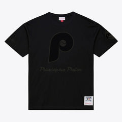 Philadelphia Phillies Cooperstown Collection Phantom T-Shirt Black | Mitchell & Ness