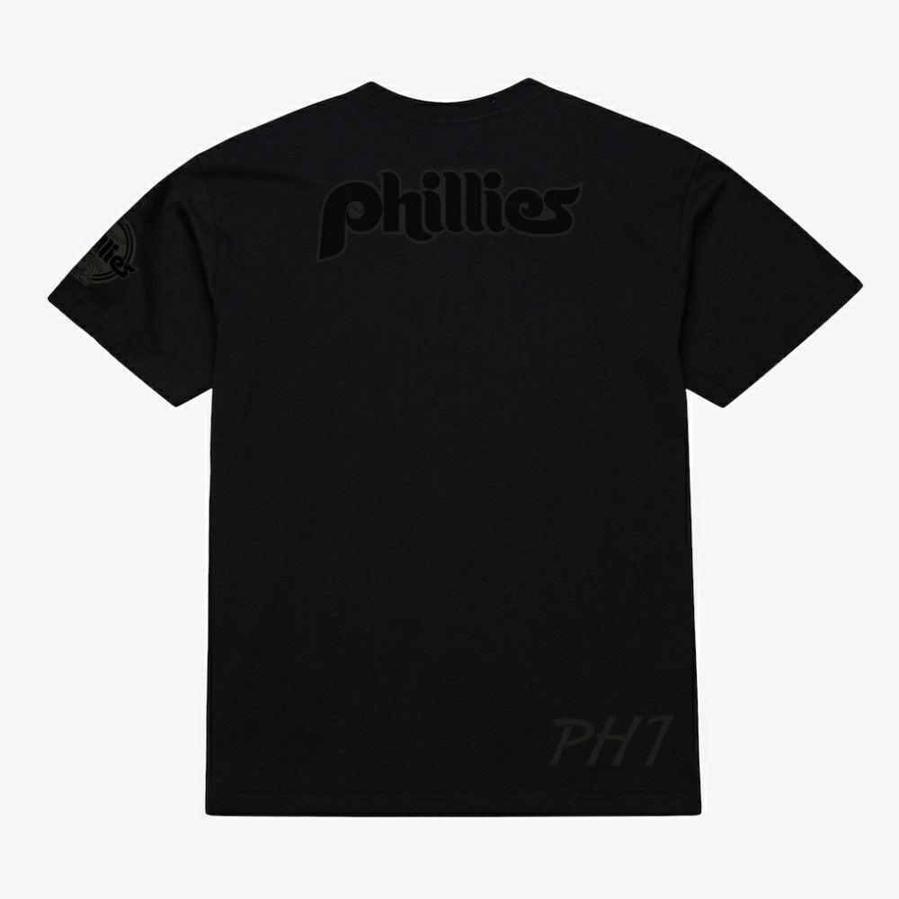 Philadelphia Phillies Cooperstown Collection Phantom T-Shirt Black | Mitchell & Ness