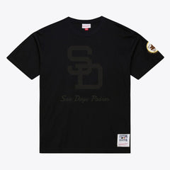 San Diego Padres Cooperstown Collection Phantom T-Shirt Black | Mitchell & Ness