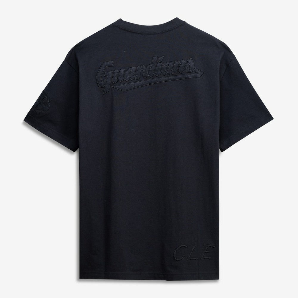 Cleveland Guardians Cooperstown Collection Phantom T-Shirt Black | Mitchell & Ness
