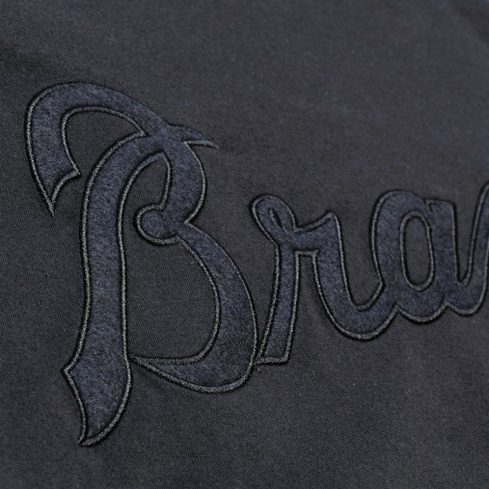 Atlanta Braves Cooperstown Collection Phantom T-Shirt Black | Mitchell & Ness