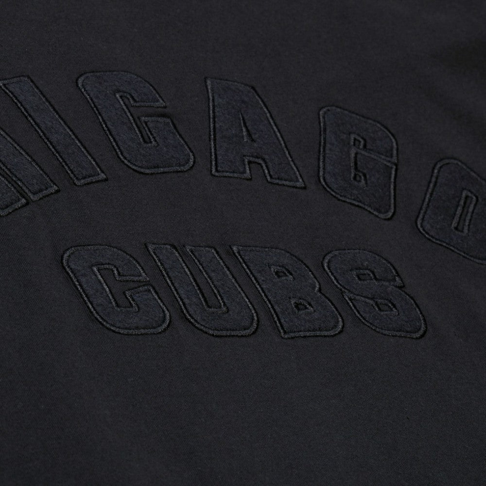 Chicago Cubs Cooperstown Collection Phantom T-Shirt Black | Mitchell & Ness