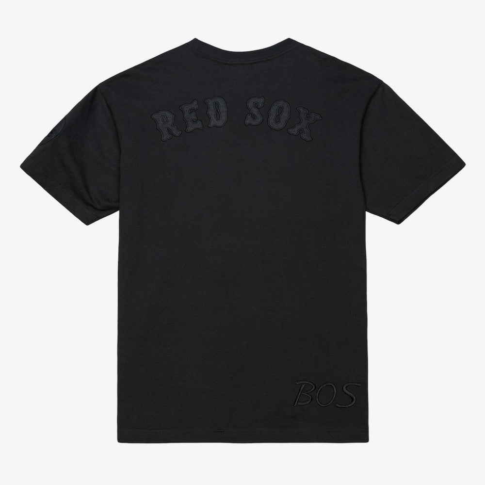 Boston Red Sox Cooperstown Collection Phantom T-Shirt Black | Mitchell & Ness