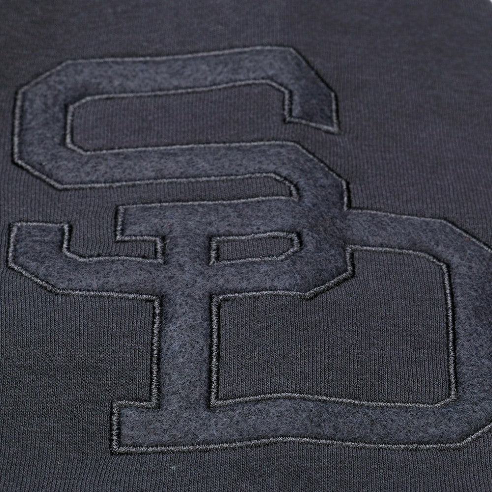 San Diego Padres Phantom Fleece Hoodie Black | Mitchell & Ness