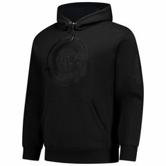 Chicago Cubs Phantom Fleece Hoodie Black | Mitchell & Ness
