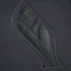 Atlanta Braves Phantom Fleece Hoodie Black | Mitchell & Ness