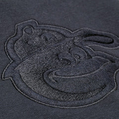 Baltimore Orioles Phantom Fleece Hoodie Black | Mitchell & Ness