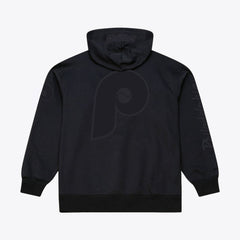 Philadelphia Phillies Phantom Fleece Hoodie Black | Mitchell & Ness