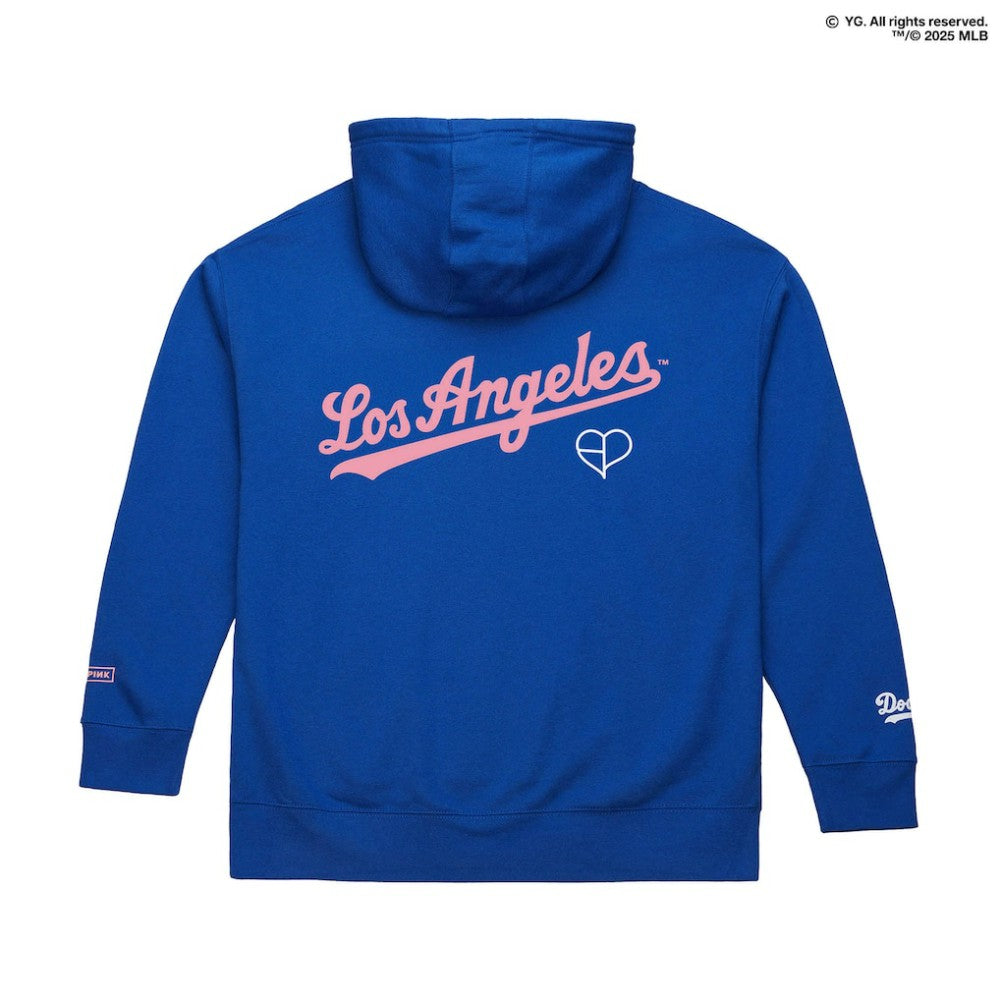 Los Angeles Dodgers x BLACKPINK  Pullover Hoodie Royal Limited Edition | Mitchell & Ness