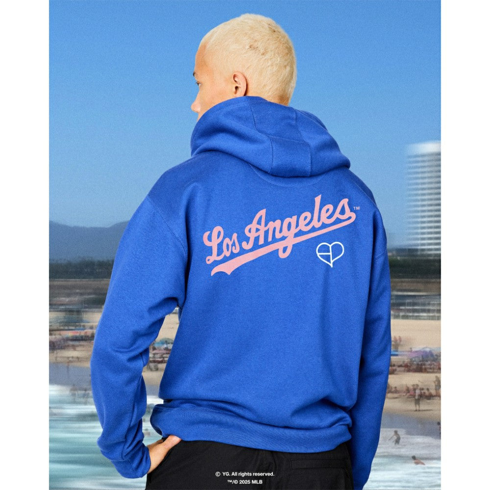 Los Angeles Dodgers x BLACKPINK  Pullover Hoodie Royal Limited Edition | Mitchell & Ness