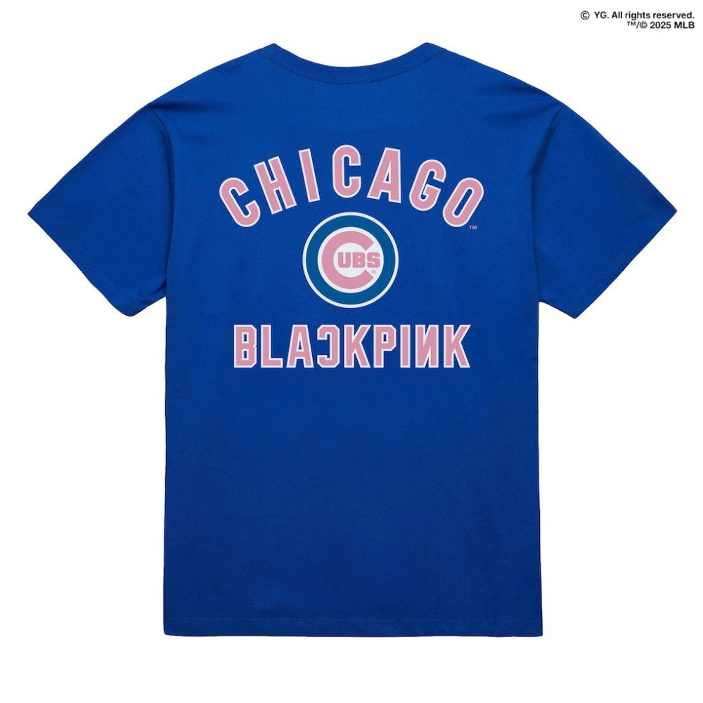Chicago Cubs x BLACKPINK  T-Shirt Royal Limited Edition | Mitchell & Ness