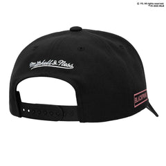 Los Angeles Dodgers x BLACKPINK  Pro Crown Snapback Hat Black Limited Edition | Mitchell & Ness