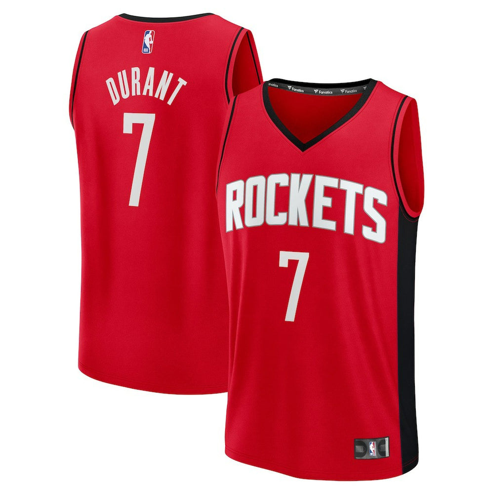 Kevin Durant Houston Rockets Fast Break Replica Player Jersey - Icon Edition - Red